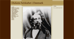 Desktop Screenshot of dickens-selskabet.dk