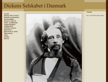 Tablet Screenshot of dickens-selskabet.dk